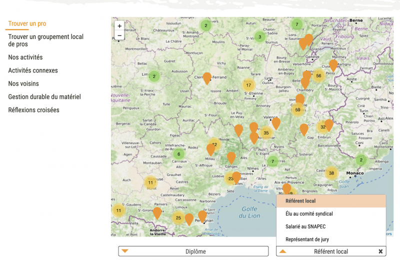 Nouvelle fonctionnalité du site web : Trouver son·sa représentant·e local·e Nouvelle fonctionnalité du site web : Trouver son·sa représentant·e local·e